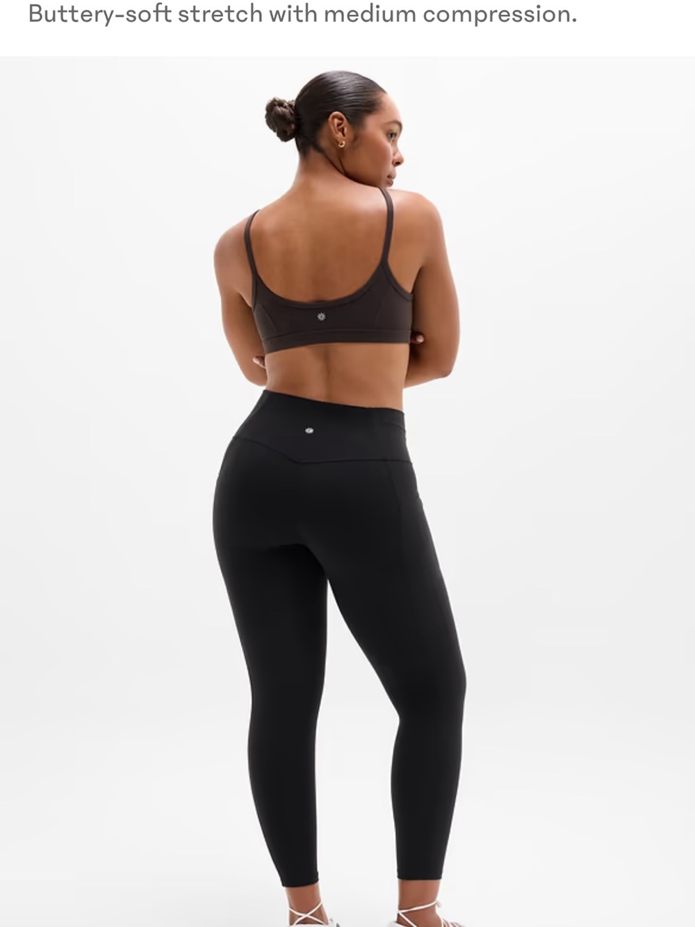 Athleta 7/8 High-Rise Black Leggings